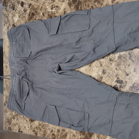 H&M Cargo Joggers, Slim Fit, Grey - Picture 4 of 4